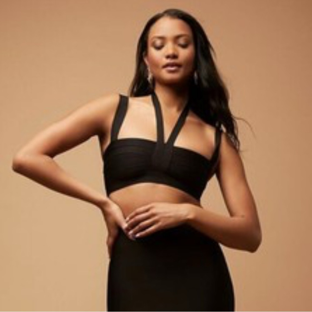 Herve Leger X Forever 21 Collab Bando Black Top